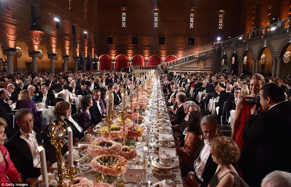 Stockholm’s City Hall was the vaulting location for the annual Nobel Prize